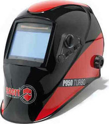 Sacit P950 Turbo Ηλεκτρονική Μάσκα Ηλεκτροκόλλησης Κόκκινη