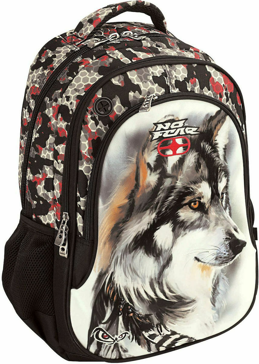 No Fear Sac á Dos Multi Backpack No Fear Army Wolf Rucksack 347-51031 