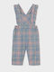 Kinder Latzhose Stoff Blau