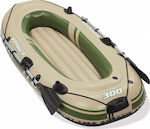 Bestway Hydro-Force Voyager 300 Inflatable Boat for 2 Adults with Paddles 243x102cm