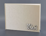 Nuova Vita Wedding Wish Book Gold 27 x 20cm
