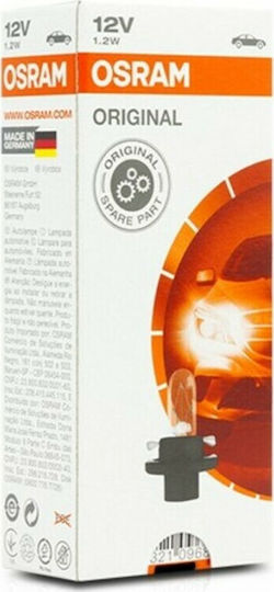 Osram Lămpi Autoturismului BX8.4D Simple 12V 1.2W 10buc