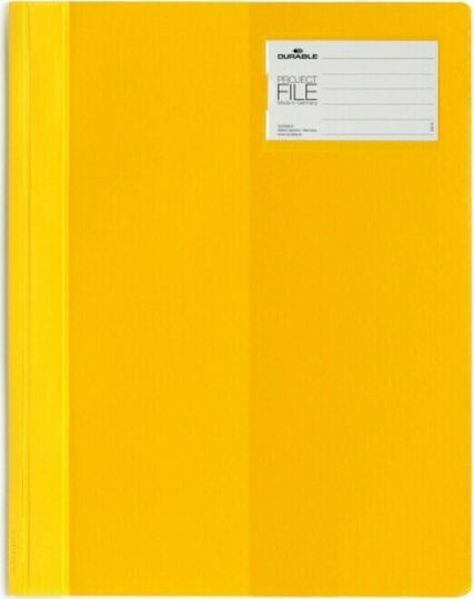 Durable Clipboard with Spring for Paper A4 Yellow 25pcs