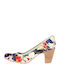 Leather Multicolour Heels