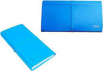 Metron Clipboard Flexible with 12 plastic sleeves Slides Blue Γραμματιοθήκη 12 Θέσεων Λάστιχο 1pcs