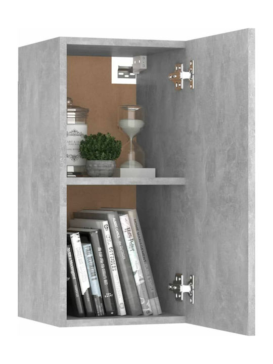 Wand-Kremlast Nütze aus Spanplatte Grau Beton 3...