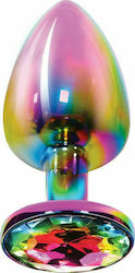 ToyJoy Anal Play Twilight Booty Jewel Rainbow Jewel Anal Plug Groß Groß 9.5cm