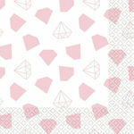 Party Napkins Hen Night 16τμχ Pink 33x33cm. 16pcs