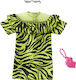 Barbie Rochie Zebra Haine pentru păpuși Extra pentru 3+ ani+ Ani