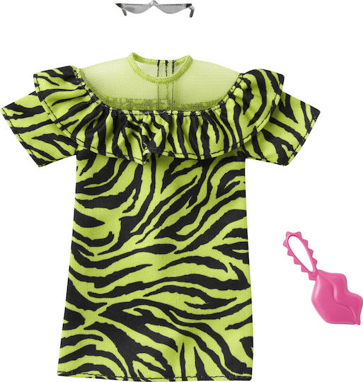Barbie Rochie Zebra Haine pentru păpuși Extra pentru 3+ ani+ Ani