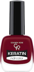 Golden Rose Keratin Glanz Nagellack Rot 41 10.5ml