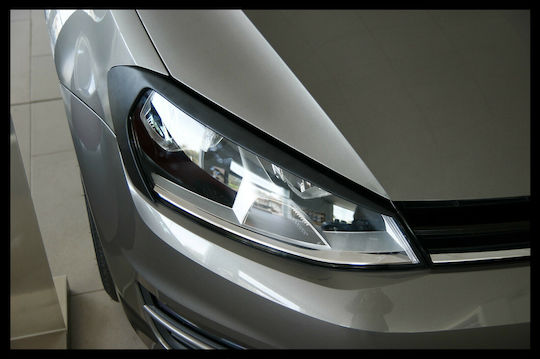 Motordrome Front Headlight Eyebrows for Volkswagen Golf VII 2012-2018