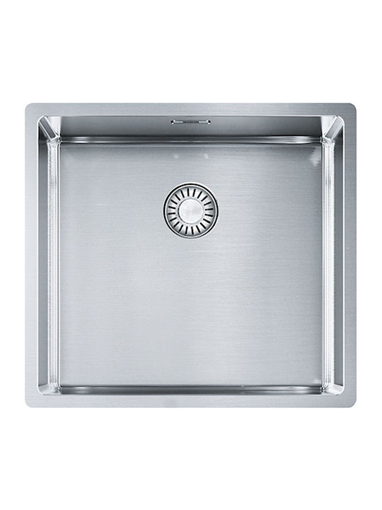 Franke Square BXX 210-45 3040100305 Undermount Sink Inox Satin W49xD45cm Silver