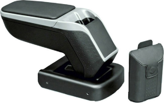 Rati Armster 2 Car PU Armrest for Dacia Dokker PH1 2012-2015 Silver