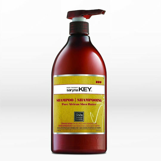 Saryna Key Damage Repair Pure African Shea Shampoo Shampoos Reconstruction/Nourishment & Shine for Dry Hair Hair 1000ml