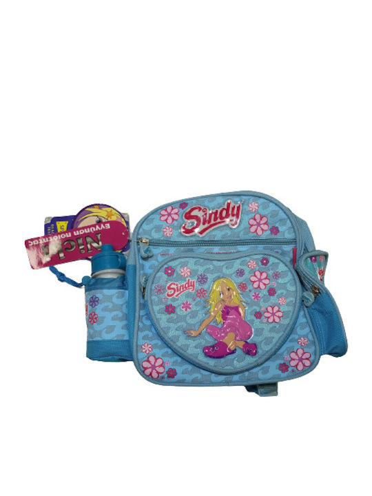 Nicki Sindy School Bag Backpack Kindergarten in Light Blue color