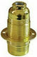 VK Lighting Power Socket with Socket E14 in Gold color Set 1pcs 118001