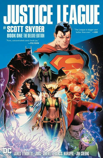 Justice League, Делукс издание от Скот Снайдър, книга първа