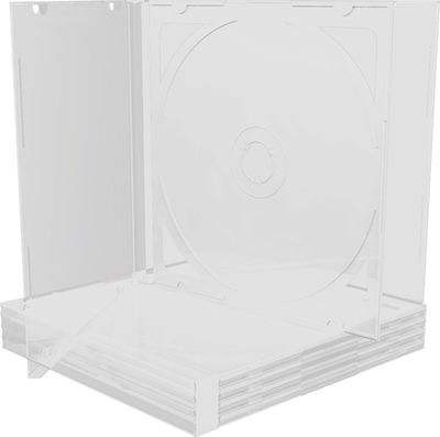 MediaRange CD Box with 2 Trays White