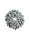 Inart Christmas Wooden Decorative Wreath 60cm