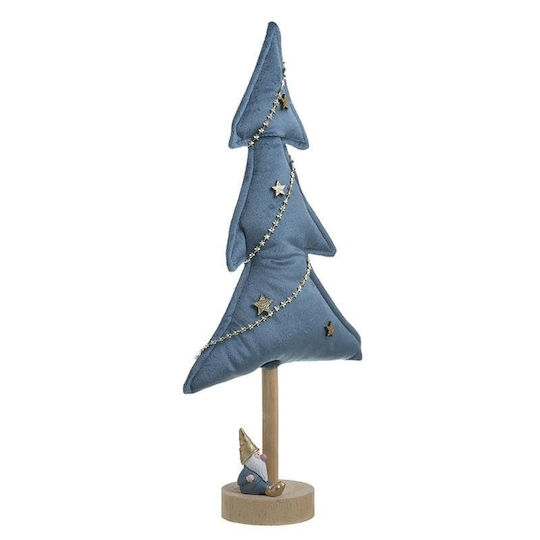 Christmas Decorative Fabric Tree 43cm Blue 2pcs