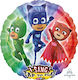 Μπαλόνι Στρογγυλό PJ Masks Foil Jumbo Πολύχρωμο 71εκ.