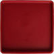 Viomes Linea 590 Square Plate Pot Burgundy 12x12cm