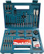 Makita Set of 100 Drills HSS with Cylindrical Shank