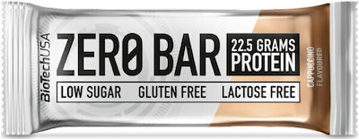 Biotech USA Zero Bar with Native Whey Isolate Μπάρα με 40% Πρωτεΐνη & Γεύση Cappuccino 50gr