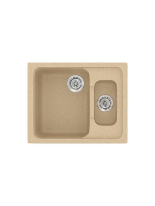 Sanitec Classic 03-02-00 Drop-In Sink Left Synt...