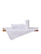Viopros Νο 3 Bridal Towel Set 3pcs with Lace White