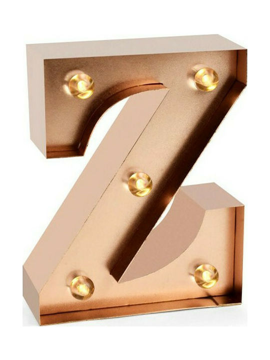 Legami Milano Decorative Lamp Letter LED Battery Copper