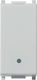 Vimar Plana Front Plate Wall Push Staircase Button without Frame White 14008.SL