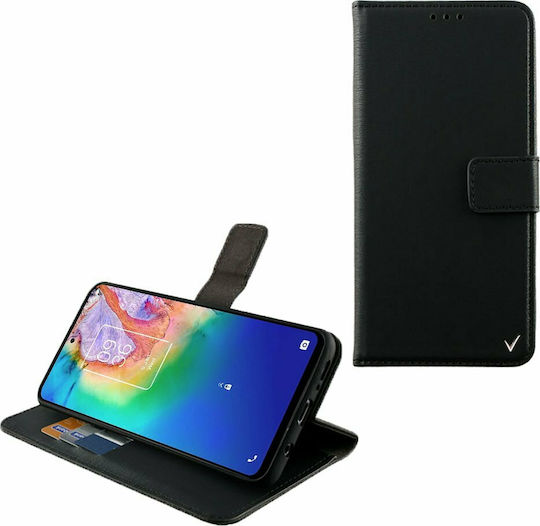 Volte-Tel Wallet Δερματίνης Μαύρο (TCL 20L / 20L+ / 20 5G / 20S)