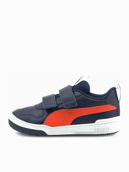 Multiflex Παιδικά Sneakers με Σκρατς Navy Μπλε