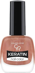 Golden Rose Keratin Lac De Unghii Roz Sclipire ...