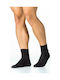 Inizio Men's Solid Color Socks Black