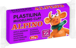 Alpino Πλαστελίνη για 3+ Ετών 1τμχ Μωβ