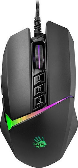 A4Tech Bloody W60 MAX Stone RGB Геймърска Мишка 10000 DPI Черен