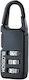 Blossom NL21 Aluminum Padlock Γάντζος Combination 20mm 1pcs