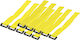 LogiLink Δεματικά Καλωδίων Πλαστικά 300mmx20mm σε Κίτρινο χρώμα (10τμχ) (KAB0015)