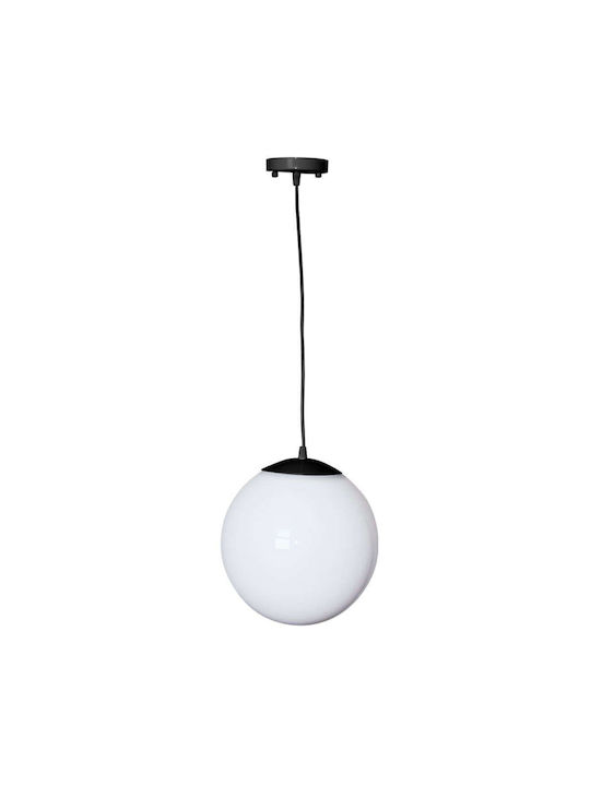Aca Outdoor Hanging Ceiling Light E27 in White Color AC.18250KOPB