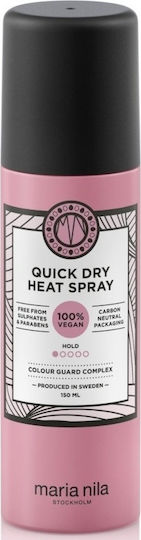 Maria Nila Quick Dry Heat Spray Spray Θερμοπροστασίας Μαλλιών 150ml