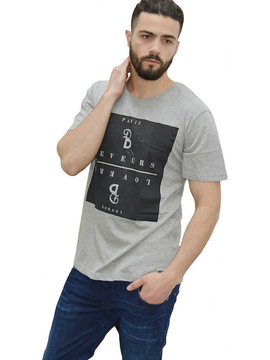 Baker's BKR-26 Men's Short Sleeve T-shirt Gray