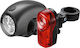 Cyclo Tools JΥ-173Α RΟC Σετ Φώτα Ποδηλάτου