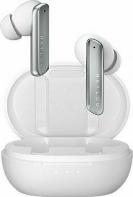 Haylou W1 In-ear Bluetooth Handsfree Headphone Sweat Resistant and Charging Case White