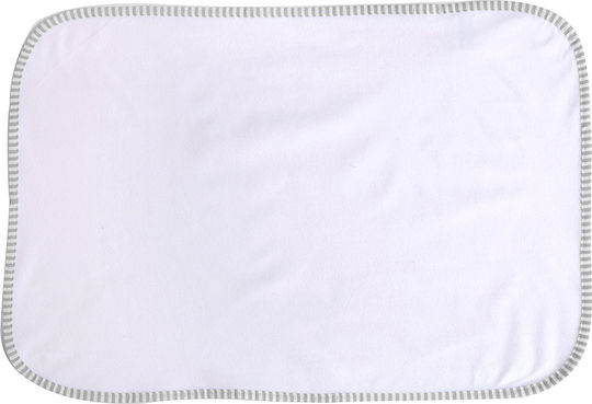 Viopros Wickeltuch Weiß 45x65cm.