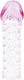 Baile Male-wear Grid Sleeve Penis Extension Pink 11.7cm