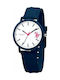 U.S. Polo Assn. Watch Battery with Blue Rubber Strap