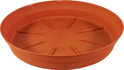 Micplast 018.022401 Round Plate Pot Orange 23.5x23.5cm